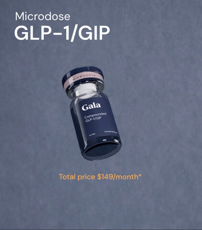 Microdosing GLP‑1/GIP