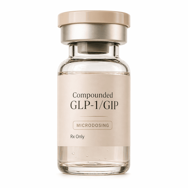 Microdosing GLP-1/GIP