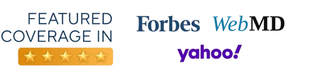 Featured coverage in Forbes, WebMD and Yahoo
